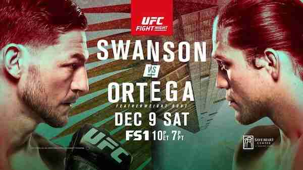 Watch UFC Fight Night 123: Swanson vs. Ortega