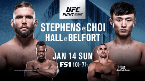 Watch UFC Fight Night 124: Stephens vs. Choi