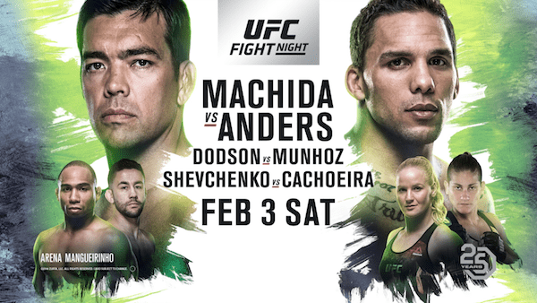 Watch UFC Fight Night 125: Machida vs Anders