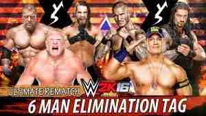 Watch WWE 6 Man Elimination Tag Elimination Chamber Online Free