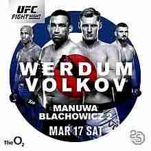 Watch UFC Fight Night 127: Werdum vs Volkov