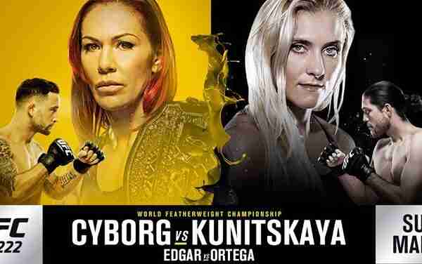 Watch UFC 222 Cyborg vs. Kunitskaya 3/3/2018 3rd March 2018
