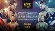 Watch UFC 234: Whittaker vs. Gastelum 2/10/18