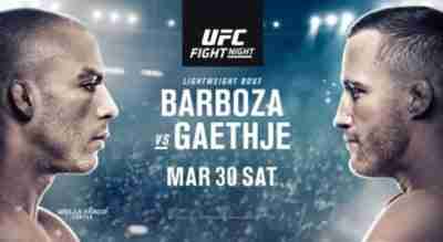 Watch UFC On ESPN 2 Barboza Vs Gaethje 03/30/2019