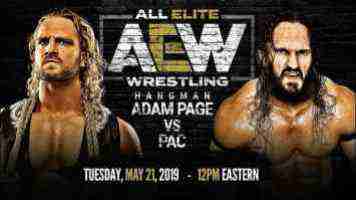 Watch AEW PAC Vs Hangman Page 5/21/19 Online
