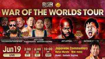 Watch ROH-NJPW War Of The Worlds Day 1 Online 6/19/19