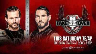 Watch NxT Takeover Toronto 2019 Online 8/10/19
