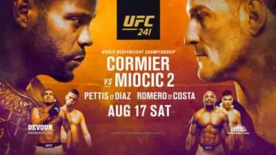 Watch UFC 241 CORMIER VS MIOCIC 2 Online 8/17/2019