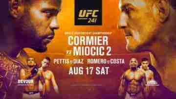 Watch UFC 241 CORMIER VS MIOCIC 2 Online 8/17/2019
