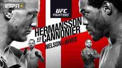Watch UFC Fight Night Hermansson Vs Cannonier 9/28/19 Online