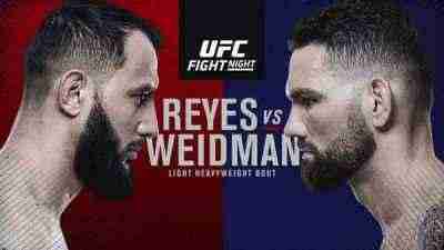 Watch UFC Fight Night Reyes Vs Weidman 10/18/19 Online