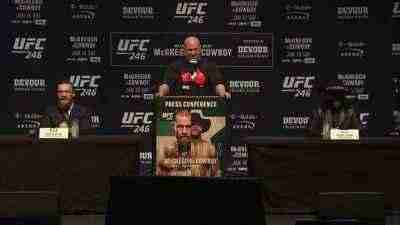 Watch UFC 246: Pre-Fight Press Conference Online