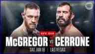 Watch UFC 246: McGregor Vs Cowboy Live 1/18/20 – 18th January 2020 Online Full Show Free
