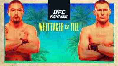 Watch UFC Fight Night Whittaker Vs Till 7/25/2020 Online 25th July 2020