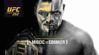 Watch UFC 252 Miocic vs Cormier 3 8/15/2020 Full Show Live and Replay