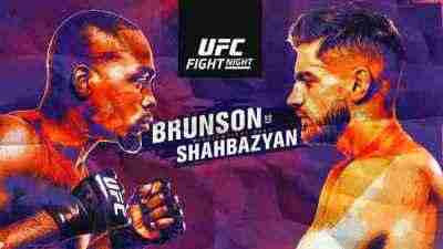 Watch UFC Fight Night 173 Brunson vs Shahbazyan 8/1/2020 Online 1st August 2020