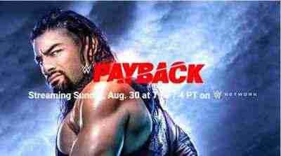 Watch WWE Payback 8/30/2020 PPV 30 August 2020 Live Stream and Replay