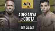Watch UFC 253 Adesanya Vs Costa 9/26/2020 Full Replay Online and Live Stream