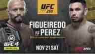 Watch UFC 255 Figueiredo vs Perez 11/21/2020 Full Replay Online and Live Stream