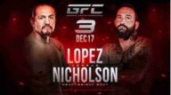 Gamebred FC 3 Lopez vs Nicholson