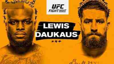 Watch UFC Fight Night Lewis vs Daukaus 12/18/2021 Full Replay Online