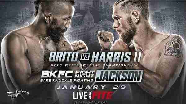 Watch Boxing BKFC Fight Night Jackson: Elvin Leon Brito vs Kaleb Harris II 1/29/2022 Full Show Replay