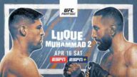 Watch UFC Fight Night Luque vs Muhammad 4/16/2022 Full Replay Online