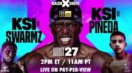 Boxing KSI vs Pineda And Swarmz