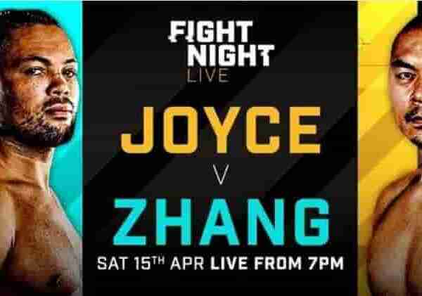 Watch Fight Night Boxing Joice vs Zhang 4/15/2023 Full Show Replay