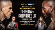 Watch UFC 307 Pereira vs Rountree Jr. PPV 10/5/2024 Full Show